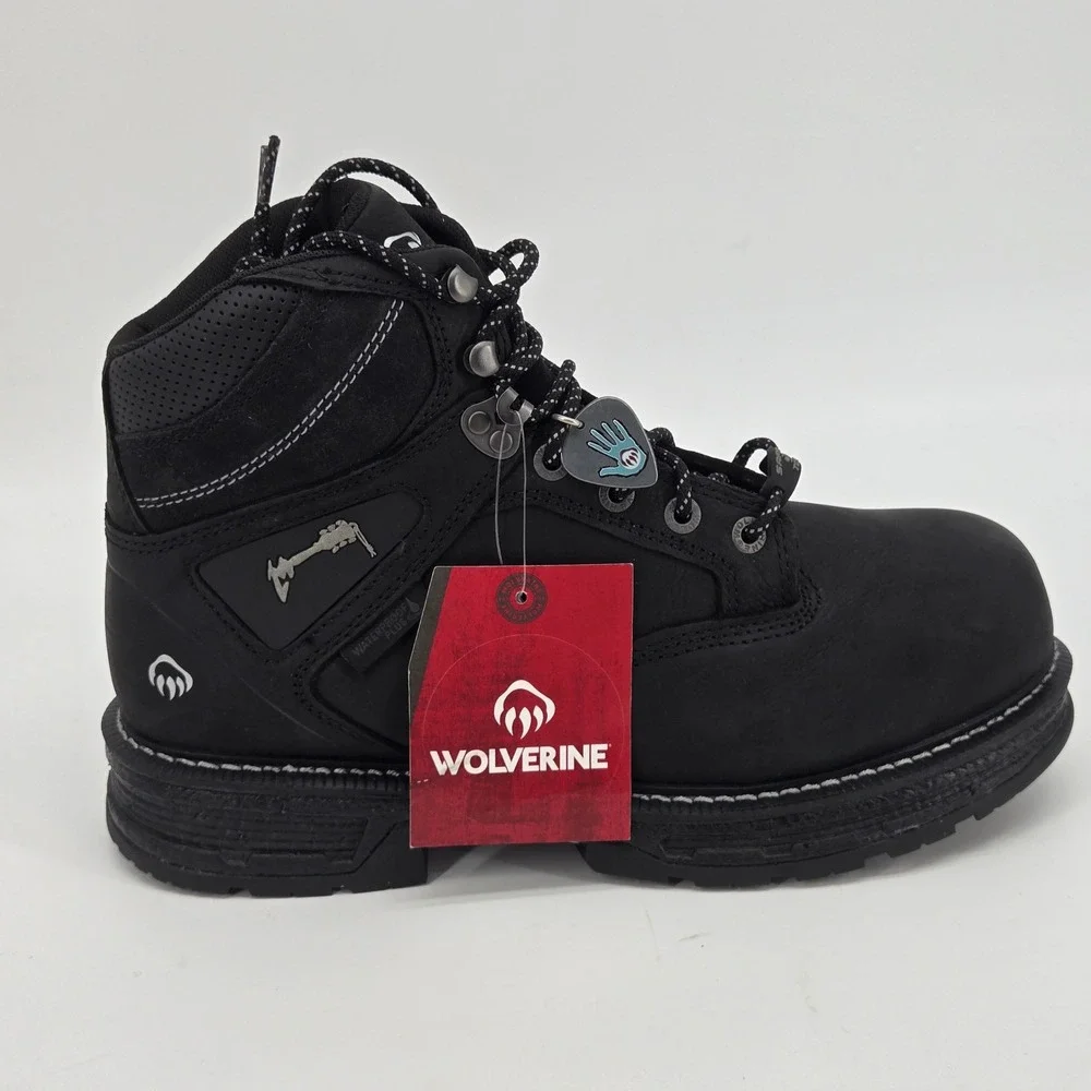 Wolverine‎ x Metallica Scholars I-90 Rush CarbonMax Boot 12EW Black NWT Wide